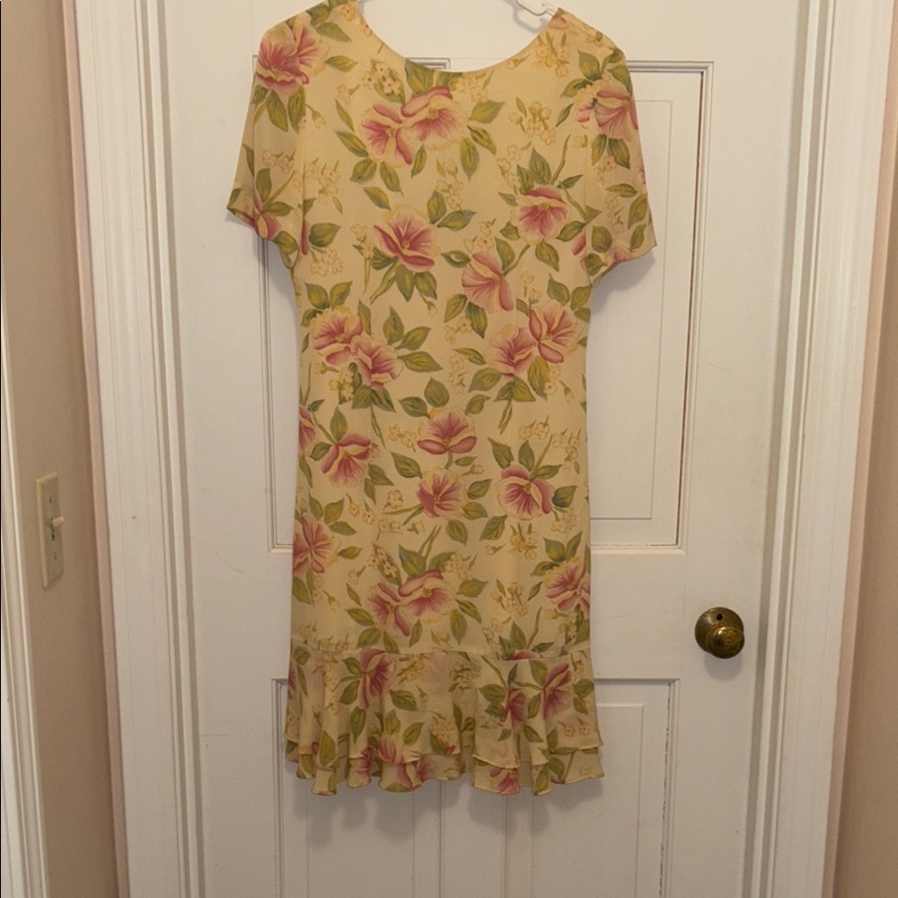 Floral Yellow Dress
